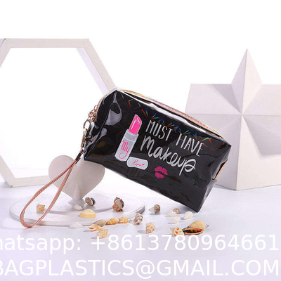 Wholesale Custom Large Capacity Trending Eco Friendly Pouch Travel Organizer Packaging Cosmetic Bags & Cases