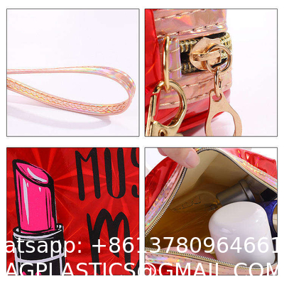 Wholesale Custom Large Capacity Trending Eco Friendly Pouch Travel Organizer Packaging Cosmetic Bags & Cases