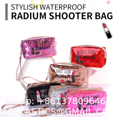 Wholesale Custom Large Capacity Trending Eco Friendly Pouch Travel Organizer Packaging Cosmetic Bags & Cases