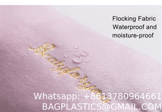 Wholesale Custom Best Selling Colorful Flannel Custom Cosmetic Set Make Up Bag for Women
