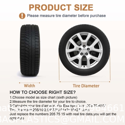 17 Inch Spare Tire Cover PVC Leather Waterproofs Dust-Proof Universal Spare Wheel Tire Cover Fit for Jeep,Trailer,