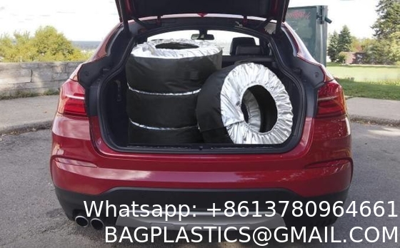 Tire Cover, Seasonal Tire Totes,Polyester Wheel Tires Storage Bags, Waterproof Dustproof Wheel Covers Fit for 16"-20"