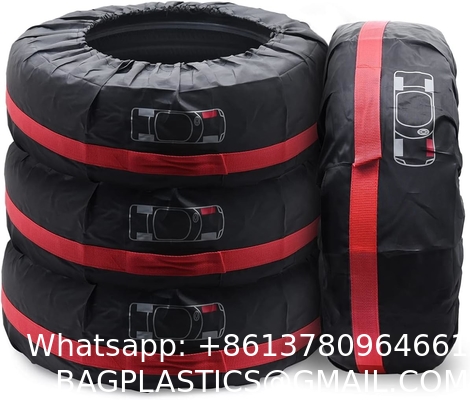 Tire Cover, Seasonal Tire Totes,Polyester Wheel Tires Storage Bags, Waterproof Dustproof Wheel Covers Fit for 16"-20"