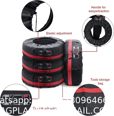 Tire Cover, Seasonal Tire Totes,Polyester Wheel Tires Storage Bags, Waterproof Dustproof Wheel Covers Fit for 16"-20"