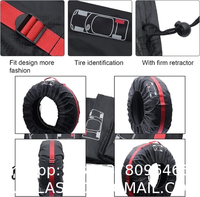 Tire Cover, Seasonal Tire Totes,Polyester Wheel Tires Storage Bags, Waterproof Dustproof Wheel Covers Fit for 16"-20"