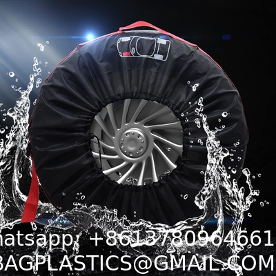 Tire Cover, Seasonal Tire Totes,Polyester Wheel Tires Storage Bags, Waterproof Dustproof Wheel Covers Fit for 16"-20"