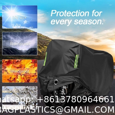 Motorcycle Cover All Season,Universal Weather Durable Quality Waterproof Sun Outdoor Protection Scooter Shelter Tear