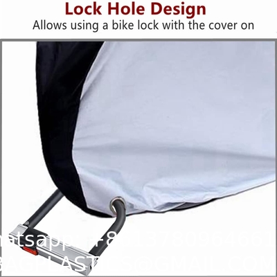 Bike Covers, Outdoor Waterproof Bicycle Covers With Lock Hole For Mountain Road Electric Bikes