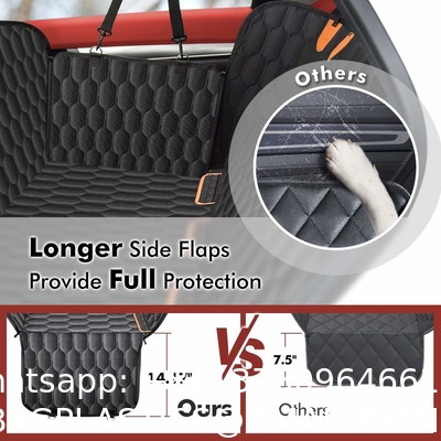 Dog Seat Cover Car Seat Cover for Pets 100%Waterproof Pet Seat Cover Hammock 600D Heavy Duty Scratch Proof Nonslip