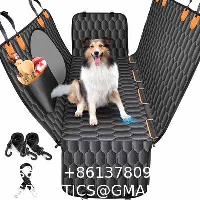 Dog Seat Cover Car Seat Cover for Pets 100%Waterproof Pet Seat Cover Hammock 600D Heavy Duty Scratch Proof Nonslip