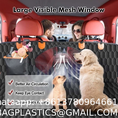 Dog Seat Cover Car Seat Cover for Pets 100%Waterproof Pet Seat Cover Hammock 600D Heavy Duty Scratch Proof Nonslip