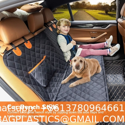 Dog Seat Cover Car Seat Cover for Pets 100%Waterproof Pet Seat Cover Hammock 600D Heavy Duty Scratch Proof Nonslip