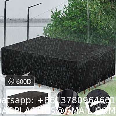Custom Outdoor Easy-Going Furniture Covers UV Protection Dust Waterproof Patio Table Cover For Sofa Seats Tables