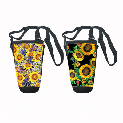 Custom Sublimation Printing 40oz Handle Tumbler Cup Sleeve Neoprene 40oz Stanleys Tumbler Cup Holder Carrier Bag