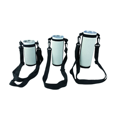 Neoprene Tumbler Holder Drinks Cover Cup Carrier Pouch With Shoulder Strap Insulated Cup Sleeves Party Supplies
