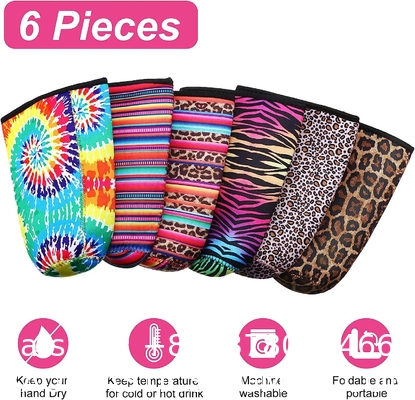 Neoprene Tumbler Holder Drinks Cover Cup Carrier Pouch With Shoulder Strap Insulated Cup Sleeves Party Supplies