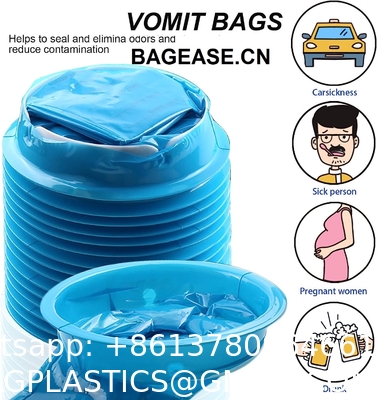 Vomit Bags Disposable, 15 Pack Barf Throw Up Emesis Puke Nausea for Travel Motion Sickness, Car & Aircraft, Kids,1000ml