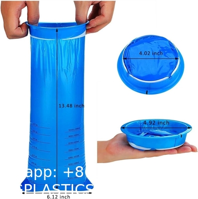 Vomit Bags Disposable, 15 Pack Barf Throw Up Emesis Puke Nausea for Travel Motion Sickness, Car & Aircraft, Kids,1000ml