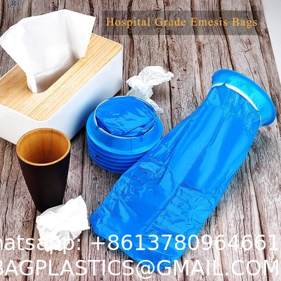 Vomit Bags Disposable, 15 Pack Barf Throw Up Emesis Puke Nausea for Travel Motion Sickness, Car & Aircraft, Kids,1000ml