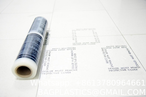 Auto Adhesive Floor Mat, 4 Mil Car Carpet Protector Film | 100 Mats Per Roll | 24" Wide, 200' Long