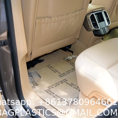 Auto Adhesive Floor Mat, 4 Mil Car Carpet Protector Film | 100 Mats Per Roll | 24" Wide, 200' Long