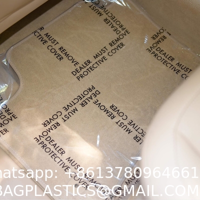 Auto Adhesive Floor Mat, 4 Mil Car Carpet Protector Film | 100 Mats Per Roll | 24" Wide, 200' Long