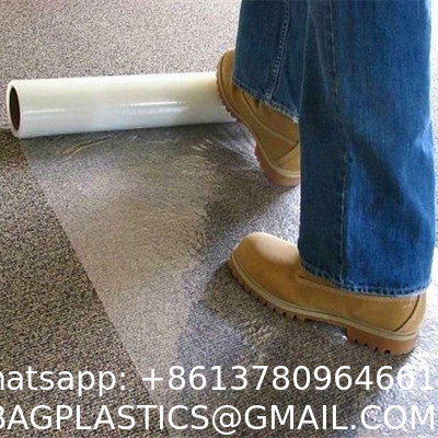 Auto Adhesive Floor Mat, 4 Mil Car Carpet Protector Film | 100 Mats Per Roll | 24" Wide, 200' Long