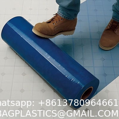 Auto Adhesive Floor Mat, 4 Mil Car Carpet Protector Film | 100 Mats Per Roll | 24" Wide, 200' Long