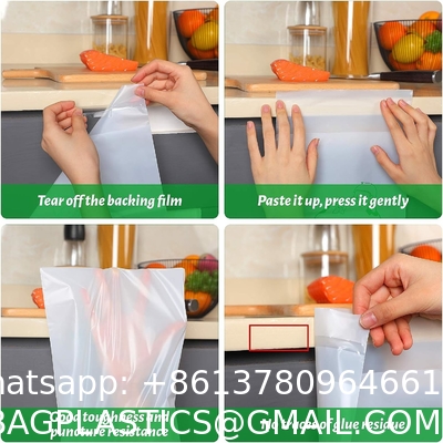 Biodegradable Disposable Car Trash Bags PLA Self Adhesive Portable Leak Proof Vomit Bags White Cartoon Trash Bags
