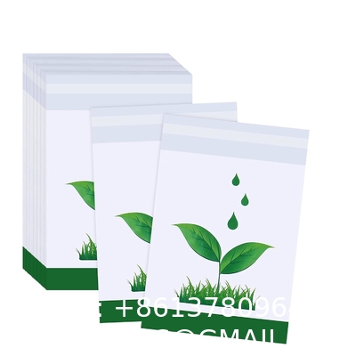Biodegradable Disposable Car Trash Bags PLA Self Adhesive Portable Leak Proof Vomit Bags White Cartoon Trash Bags