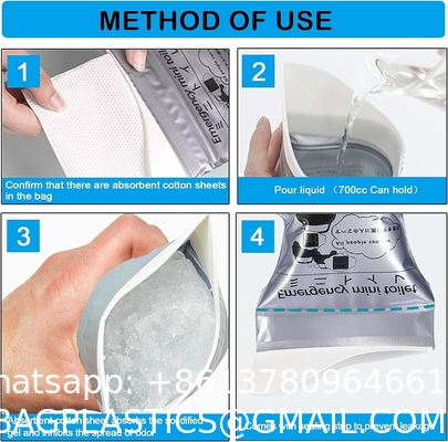 Disposable Urinal Bag, 12/24 Pcs 800ML Emergency Urine Bag, Unisex Urinal Bag, Portable Camping Pee Bag, Travel Urine
