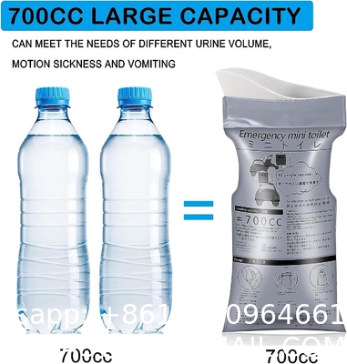 Disposable Urinal Bag, 12/24 Pcs 800ML Emergency Urine Bag, Unisex Urinal Bag, Portable Camping Pee Bag, Travel Urine