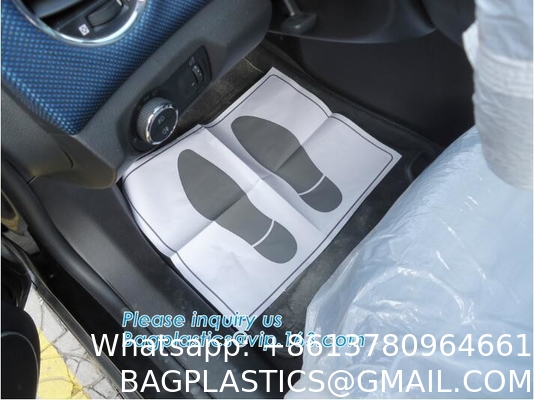 Disposable Plastic Steering Wheel Cover/White Plastic Steering-Wheel Cover Universal 4S Shop Dedicated Show