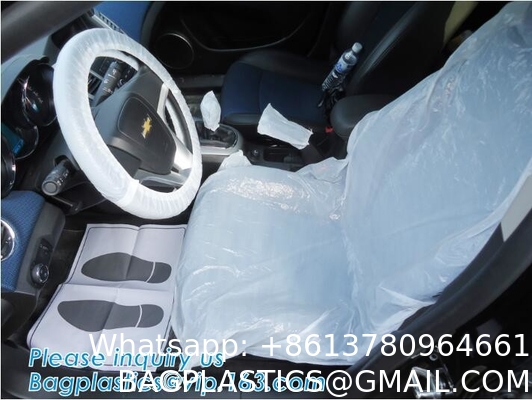 Disposable Plastic Steering Wheel Cover/White Plastic Steering-Wheel Cover Universal 4S Shop Dedicated Show