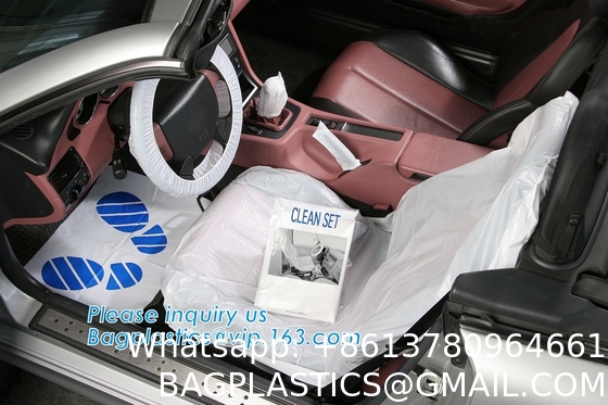 Disposable Plastic Steering Wheel Cover/White Plastic Steering-Wheel Cover Universal 4S Shop Dedicated Show