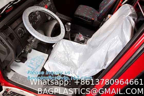 Disposable Plastic Steering Wheel Cover/White Plastic Steering-Wheel Cover Universal 4S Shop Dedicated Show