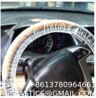 Disposable Plastic Steering Wheel Cover/White Plastic Steering-Wheel Cover Universal 4S Shop Dedicated Show