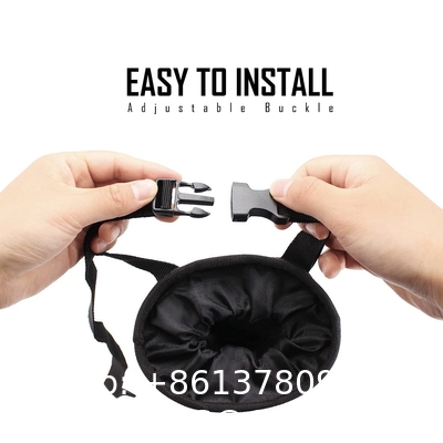 Car Trash Bag Hanging with Elastic Opening & Easy Mount | Auto Garbage Can with Waterproof Oxford Material