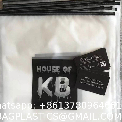 Custom Printed Frosted Plastic Transparent Pvc Slider Ziplock Clothing Packaging Zip Lock Poly Bag With Zipper Black