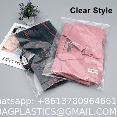 Customized White Matte Frosted Peva Zipper Slider Plastic Bags Waterproof With Your Logo For Clothing Hoodies Packaging