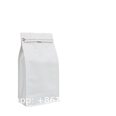 Custom Printed Resealable Packaging Aluminum Foil Flat Bottom Stand Up Pouch 1lb Coffee Bean Bag With One Way Valve