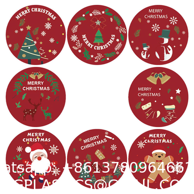 Thank You Cards, Christmas Stickers Set,  Thank You Business Card Thank You Roll Labels Thank You for Support