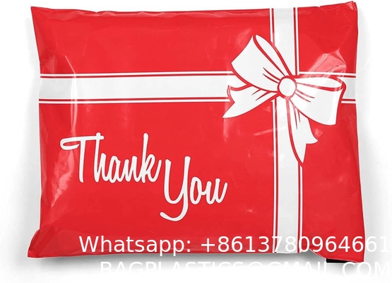 Biodegradable Compost Sustainable Envelopes Shipping Express Mailing Bags Merry Christmas Mailer For Gift Packaging
