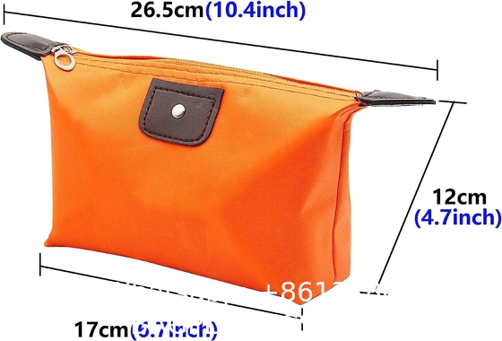 Makeup Bag Pouch Waterproof Cosmetic Storage Bags,with Zipper Travel Toiletry Organizer Packing Bag Access