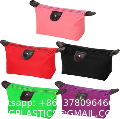 Makeup Bag Pouch Waterproof Cosmetic Storage Bags,with Zipper Travel Toiletry Organizer Packing Bag Access
