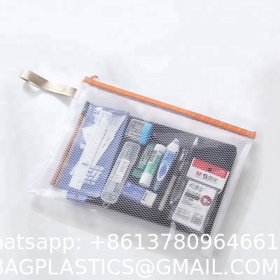 Sustainable Zipper Checkered Document Bag, Archives, Documents, Supplies, Bills, Inspection Data, Dustproof Storage