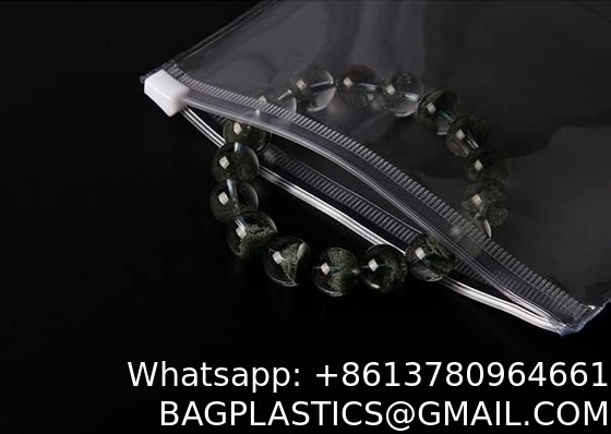 Transparent Zipper Bags Personalized Jewelry Zipper Packaging Bags Luxury Lipstick Lip Bag With Zipper Custom Logo