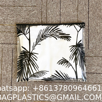 Custom Printed Logo Frosted Plastic Bag Clothes Zip Lock Self Sealing Bag Clothing Packaging Frosted Zipper Bags