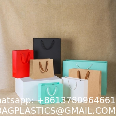 Luxury Fashion Low Cost High Quality Packaging Bag Laminated Eco Friendly Shopping Paper Bag With Your Own Logo Print
