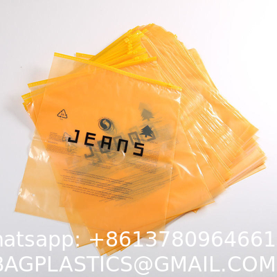 Zipper Clothes Packaging Frosted Plastic Ziplock Bag PE Zip Lock Packaging Bag With Your Logo For Apparel Packaging